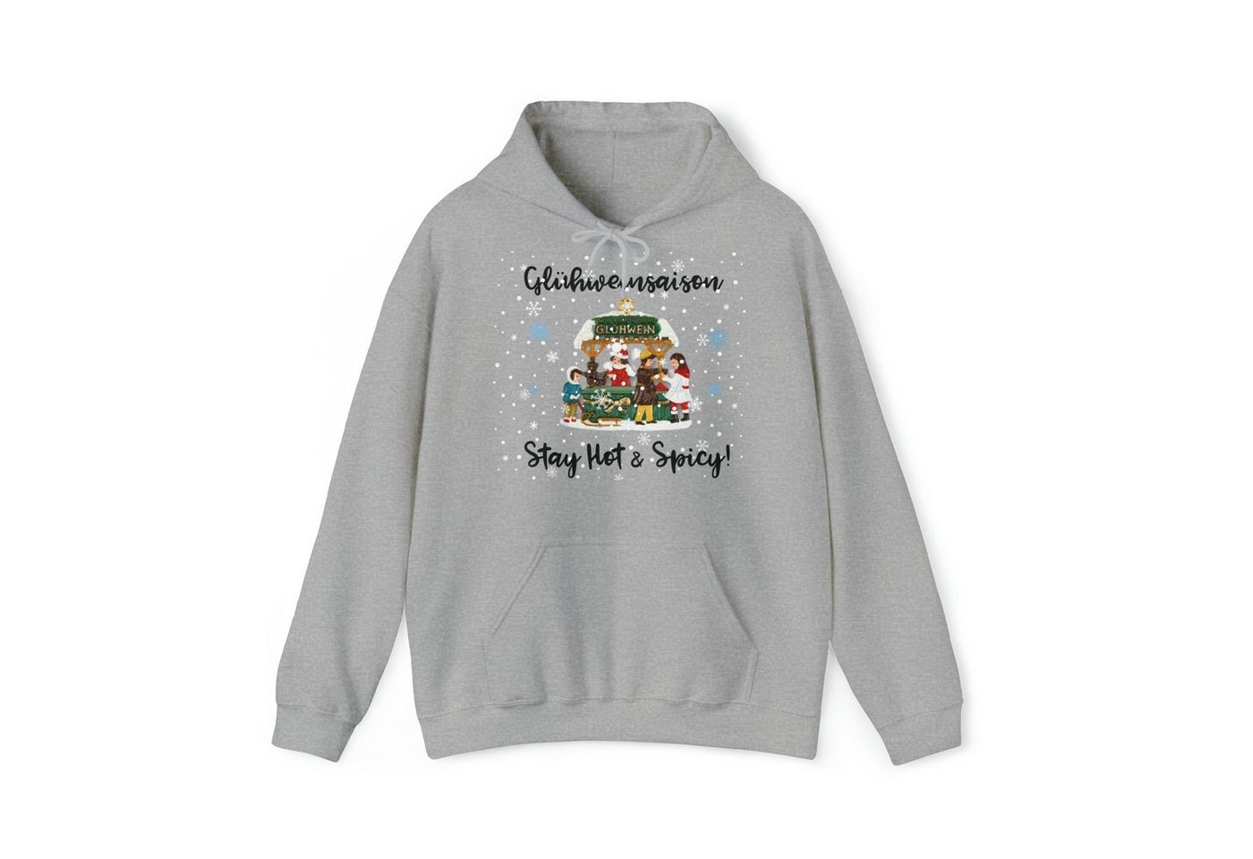 Quality Elegance Weihnachtssweatshirt Its the Glühwein Saison Christmas Hoodie, Christmas Sweatshirt von Quality Elegance