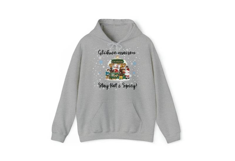 Quality Elegance Weihnachtssweatshirt Its the Glühwein Saison Christmas Hoodie, Christmas Sweatshirt von Quality Elegance