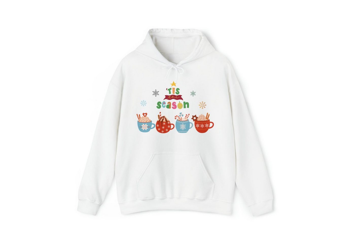 Quality Elegance Weihnachtssweatshirt Its the Season Christmas Hoodie, Festive season Hoodie von Quality Elegance