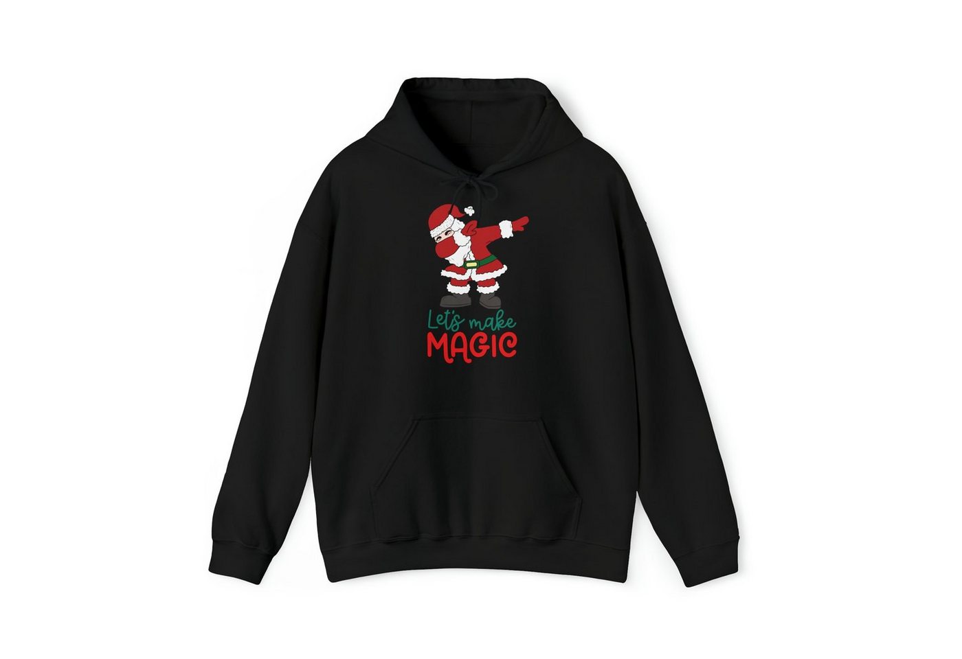 Quality Elegance Weihnachtssweatshirt Let´s Make Magic Santa Christmas Hoodie Weihnachtspullover von Quality Elegance