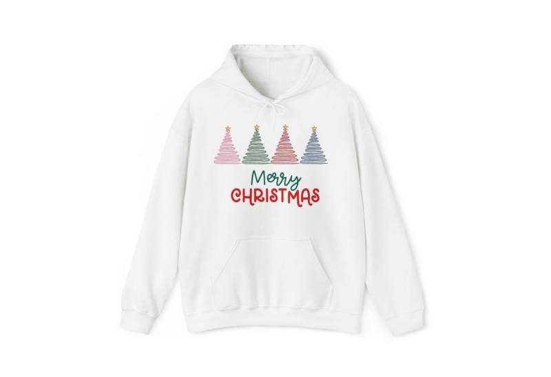 Quality Elegance Weihnachtssweatshirt Merry Christmas Hoodie, Cute Christmas Tree Sweatshirt von Quality Elegance