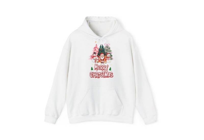 Quality Elegance Weihnachtssweatshirt Merry Christmas Hoodie Santa Schneemann & Tannenbaum Unisex von Quality Elegance