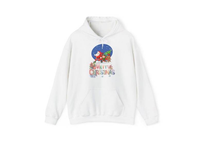 Quality Elegance Weihnachtssweatshirt Merry Christmas Hoodie Santa & Elf Unisex von Quality Elegance