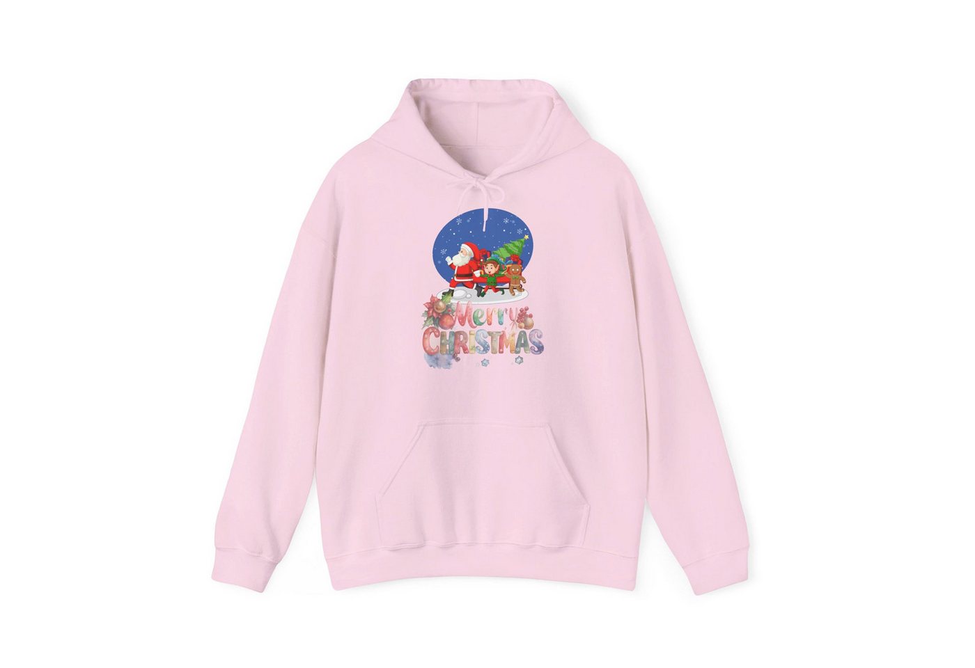 Quality Elegance Weihnachtssweatshirt Merry Christmas Hoodie Santa & Elf Unisex von Quality Elegance