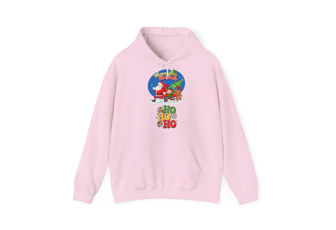 Quality Elegance Weihnachtssweatshirt Merry Christmas Hoodie Santa & Ho Ho Ho Motiv Unisex von Quality Elegance