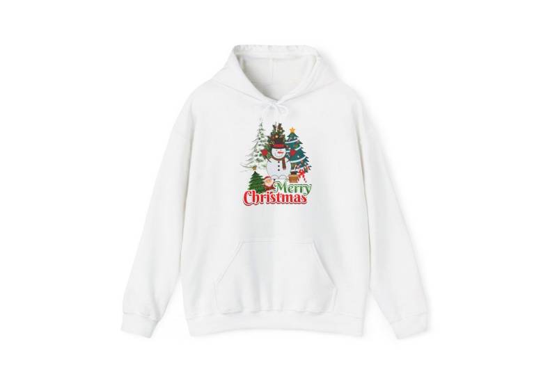 Quality Elegance Weihnachtssweatshirt Merry Christmas Hoodie Schneemann & Weihnachtsbaum Unisex von Quality Elegance