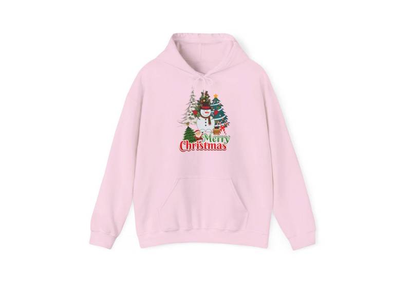 Quality Elegance Weihnachtssweatshirt Merry Christmas Hoodie Schneemann & Weihnachtsbaum Unisex von Quality Elegance