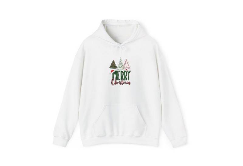 Quality Elegance Weihnachtssweatshirt Merry Christmas Hoodie Unisex Trees Graphic Festive Look von Quality Elegance