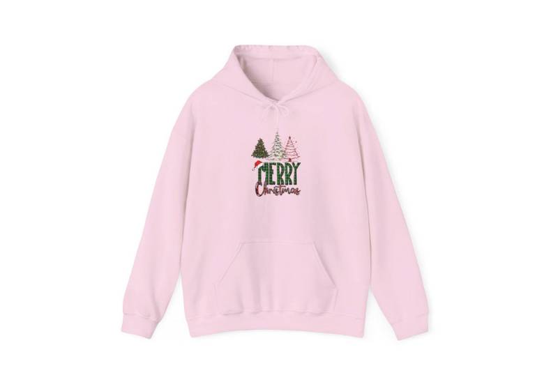 Quality Elegance Weihnachtssweatshirt Merry Christmas Hoodie Unisex Trees Graphic Festive Look von Quality Elegance