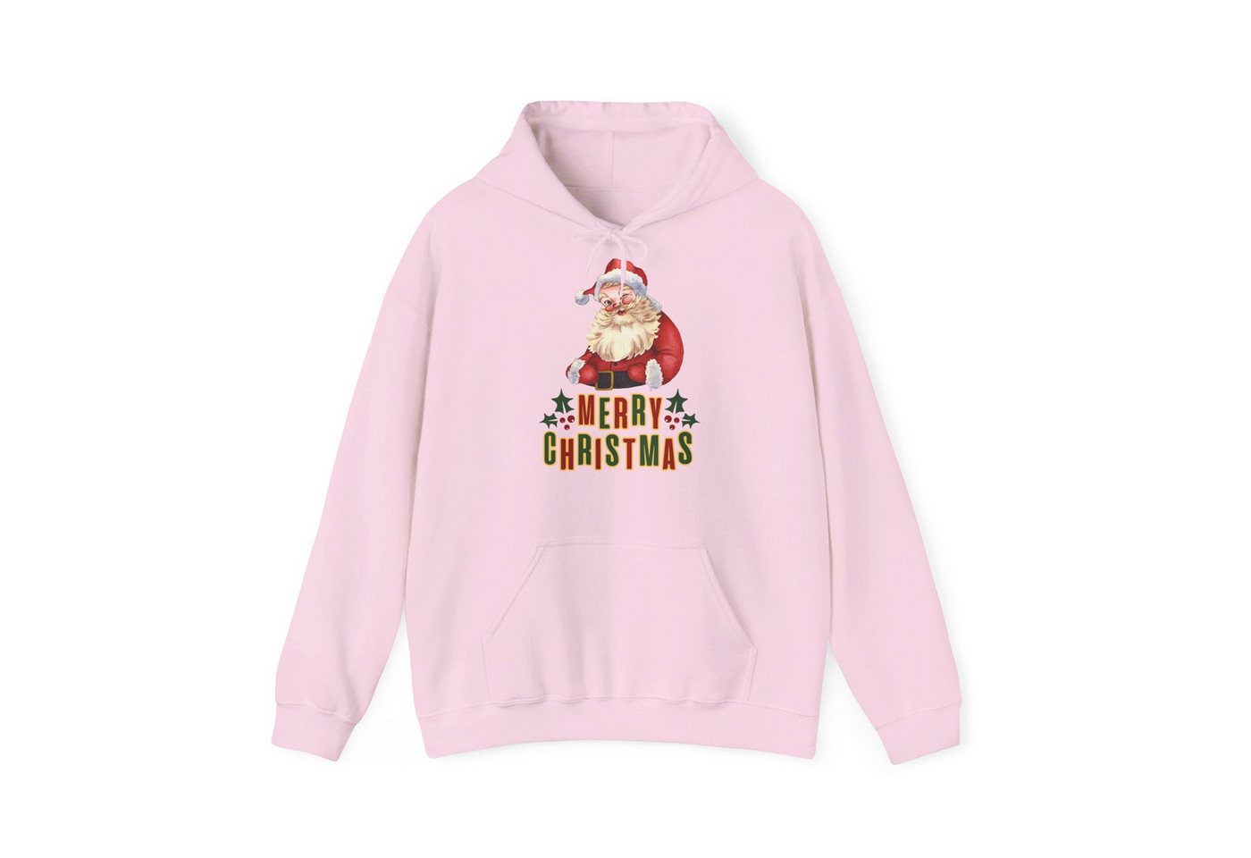 Quality Elegance Weihnachtssweatshirt Merry Christmas Hoodie Vintage Santa Claus Retro Unisex von Quality Elegance