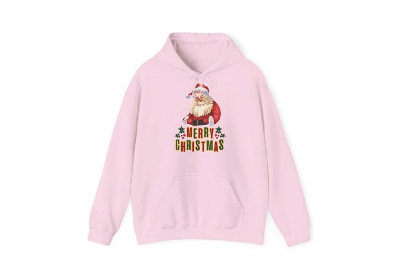 Quality Elegance Weihnachtssweatshirt Merry Christmas Hoodie Vintage Santa Claus Retro Unisex von Quality Elegance