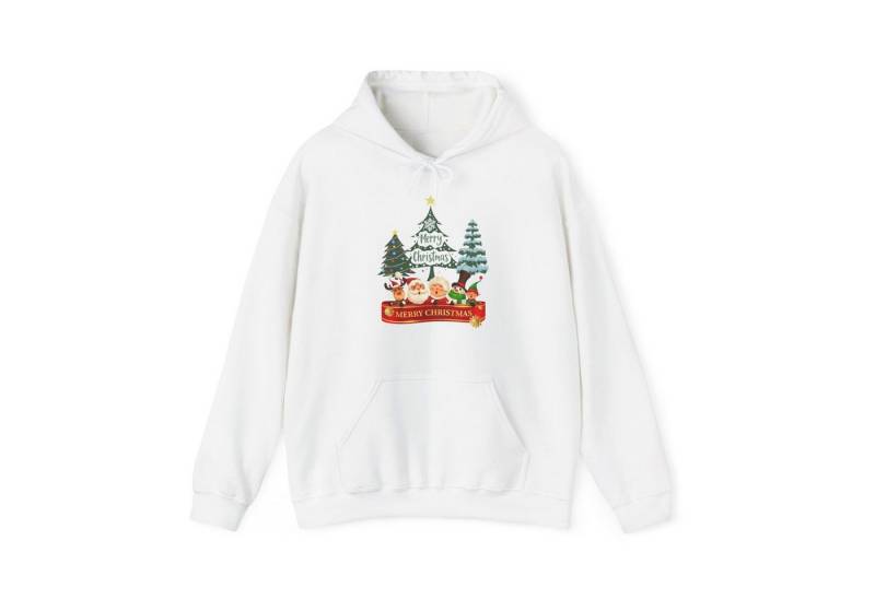 Quality Elegance Weihnachtssweatshirt Merry Christmas Hoodie Weihnachtsfiguren & Tannenbaum Unisex von Quality Elegance