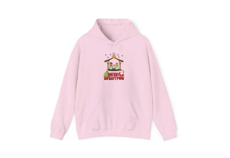 Quality Elegance Weihnachtssweatshirt Merry Christmas Nativity Hoodie Holy Family Unisex Premium von Quality Elegance