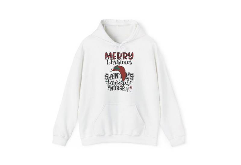 Quality Elegance Weihnachtssweatshirt Merry Christmas Nurse Hoodie Sweatshirt – Santa’s Favorite Pullover von Quality Elegance
