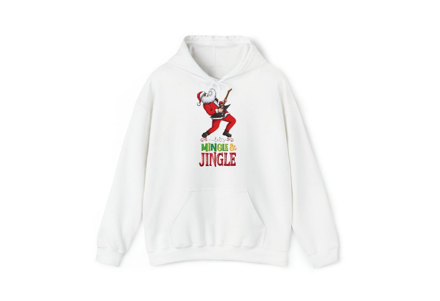 Quality Elegance Weihnachtssweatshirt Mingle & Jingle Christmas Hoodie,Christmas Sweater weihnachtspullover von Quality Elegance