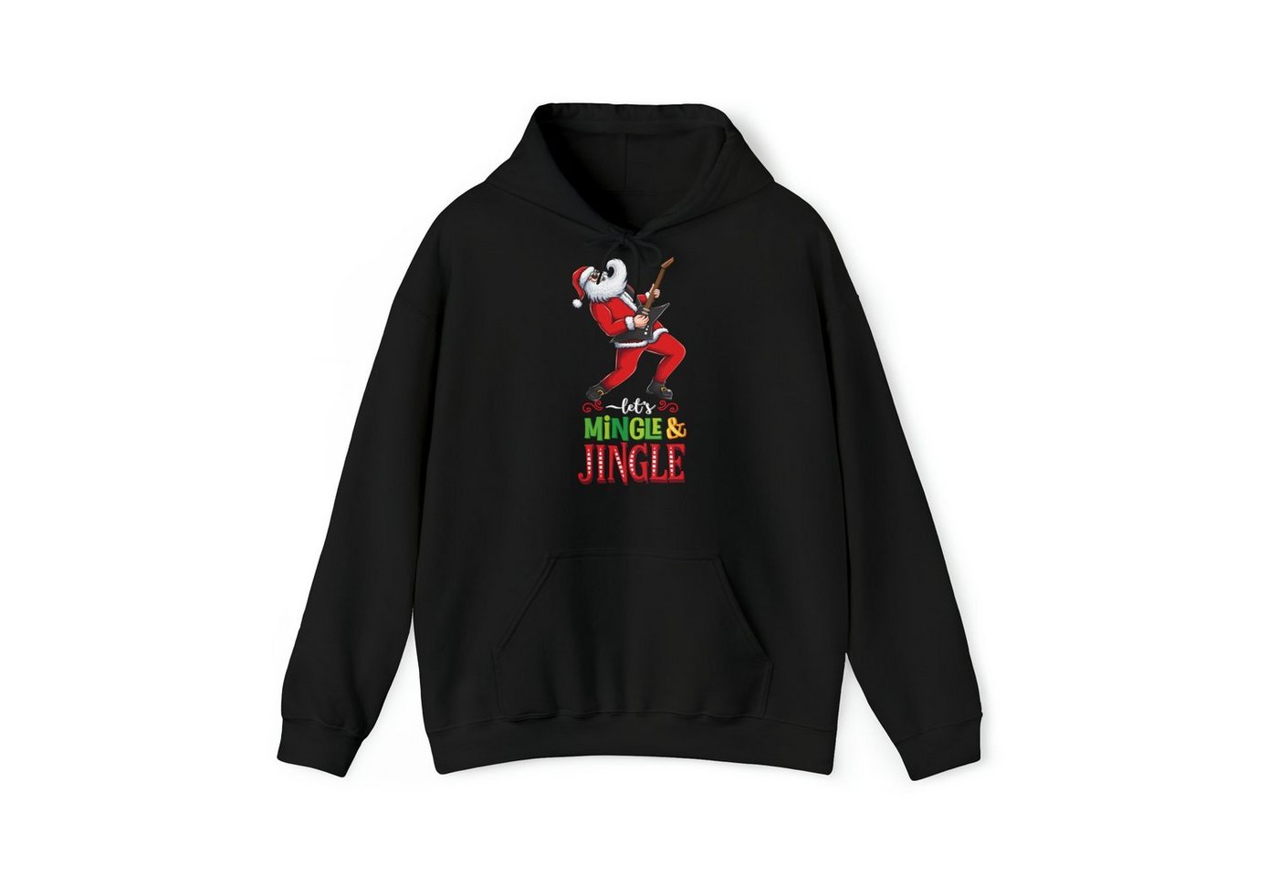 Quality Elegance Weihnachtssweatshirt Mingle & Jingle Christmas Hoodie,Christmas Sweater weihnachtspullover von Quality Elegance