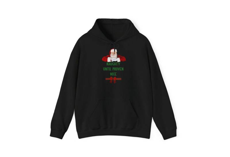 Quality Elegance Weihnachtssweatshirt Naughty Until Proven Nice Hoodie Santa Weihnachten Unisex von Quality Elegance