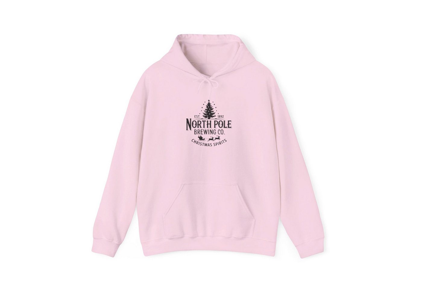 Quality Elegance Weihnachtssweatshirt North Pole Brewing Co Weihnachten Hoodie Unisex Christmas Pullover von Quality Elegance