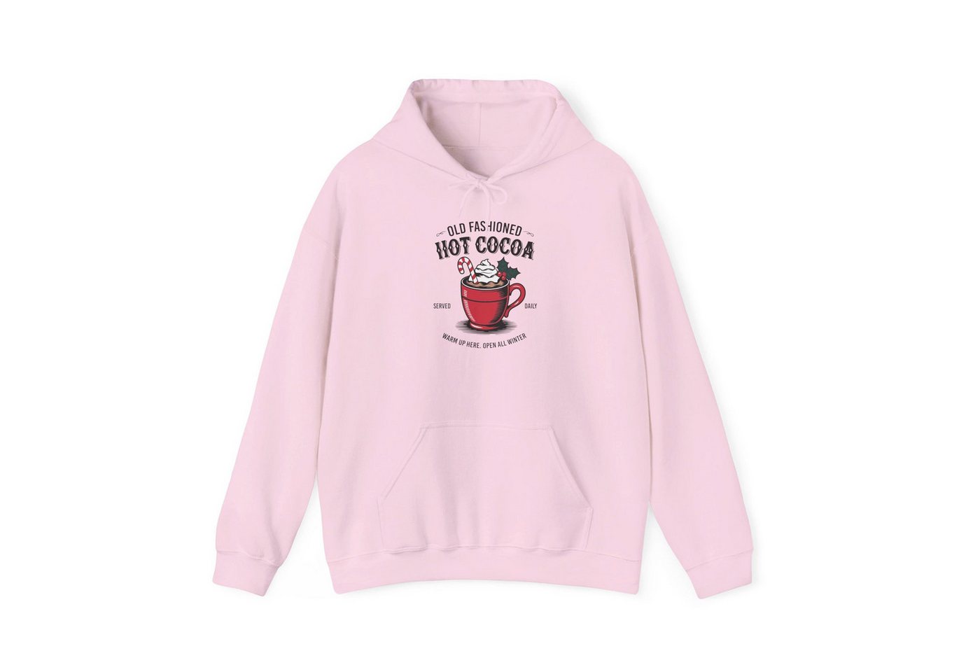 Quality Elegance Weihnachtssweatshirt Old Fashioned Hot Cocoa Weihnachten Hoodie Unisex Christmas Pullover von Quality Elegance