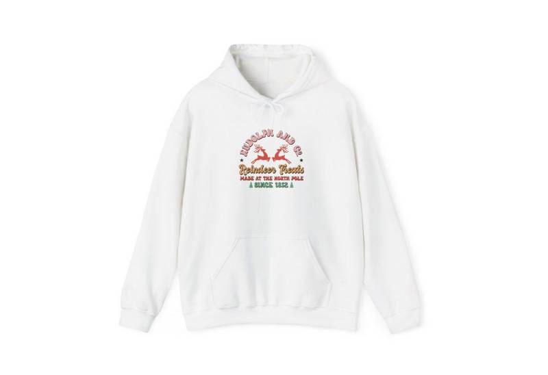 Quality Elegance Weihnachtssweatshirt Rudolph & Co Reindeer Treats Retro Weihnachten Hoodie Unisex von Quality Elegance