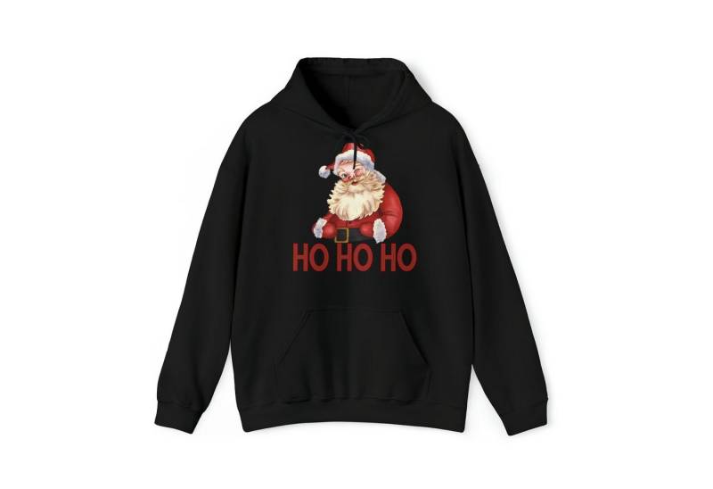 Quality Elegance Weihnachtssweatshirt Santa Christmas Hoodie, HO HO HO Christmas Sweatshirt von Quality Elegance