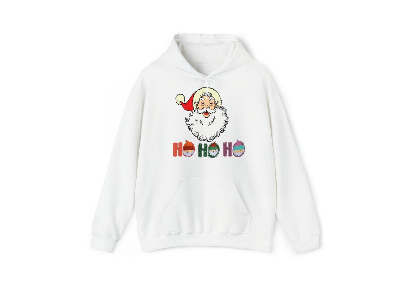 Quality Elegance Weihnachtssweatshirt Santa Christmas Hoodie, Men Women Christmas Sweatshirt von Quality Elegance