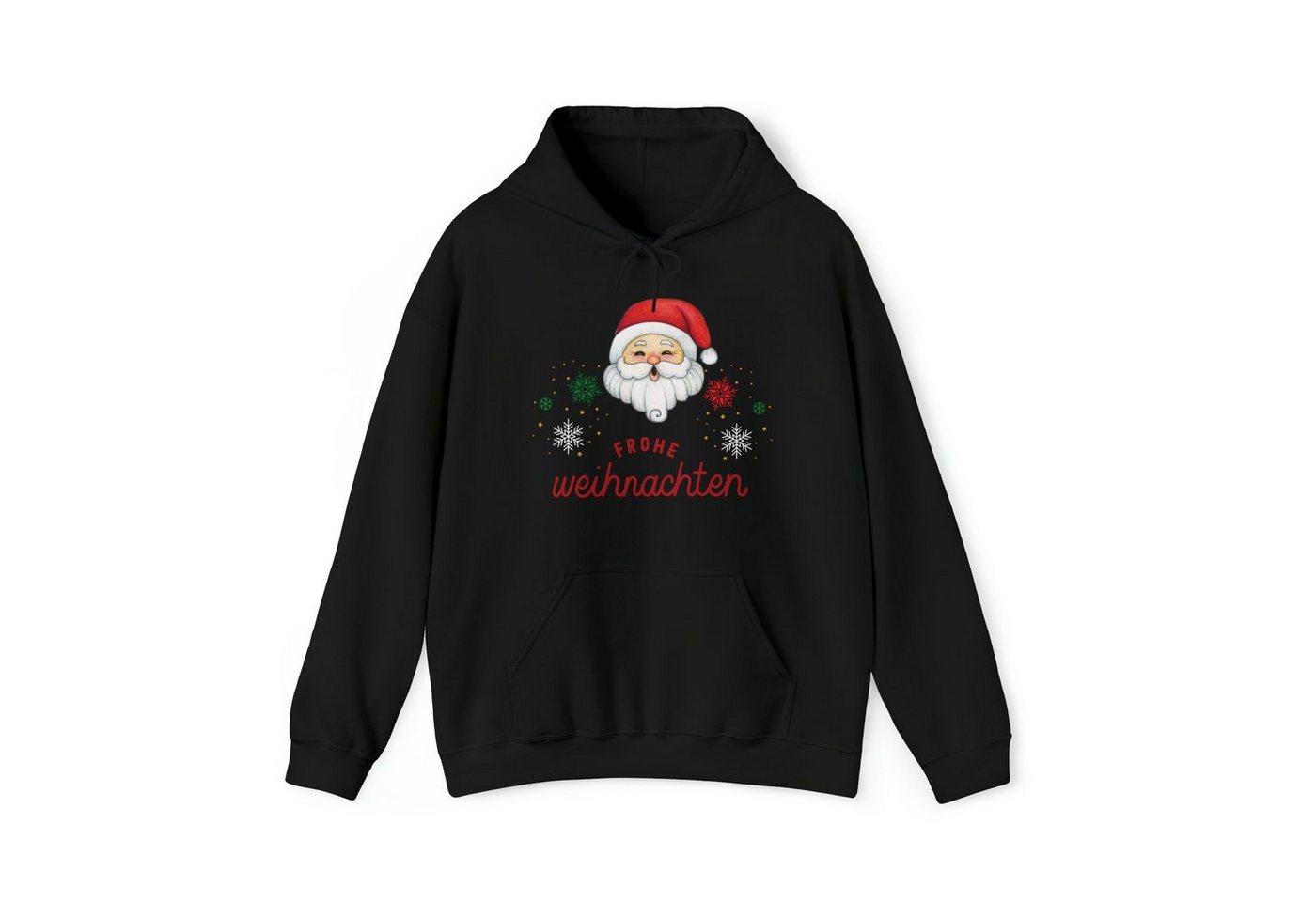 Quality Elegance Weihnachtssweatshirt Santa Merry Christmas Hoodie, Men Women Christmas Sweatshirt von Quality Elegance