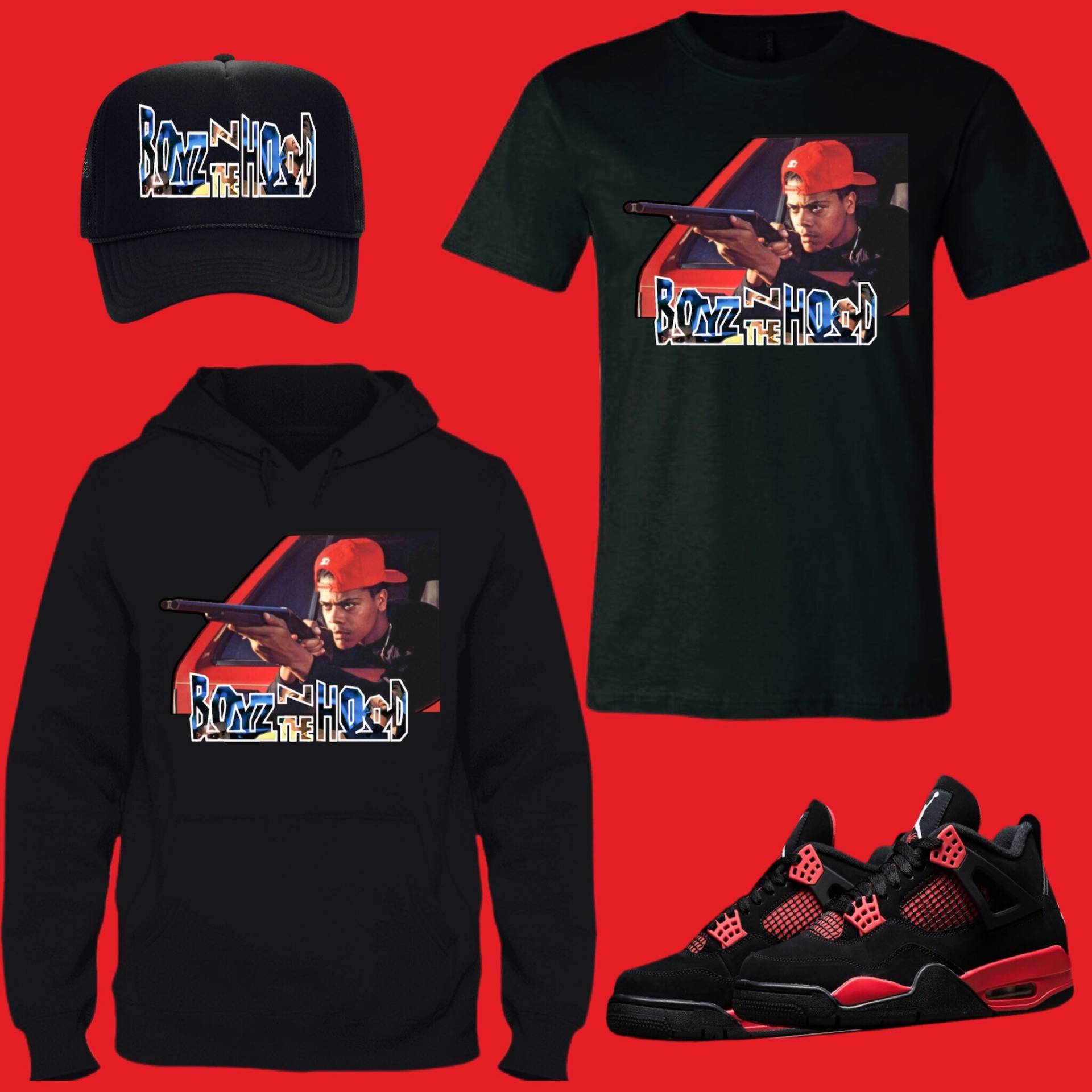 Boyz N The Hood Custom Grafik Hoodies, T-Shirts Und Trucker Mützen Boyz N The Hood Custom Grafik Hoodies, T-Shirts Und Trucker Mützen von QualityCustomPrints