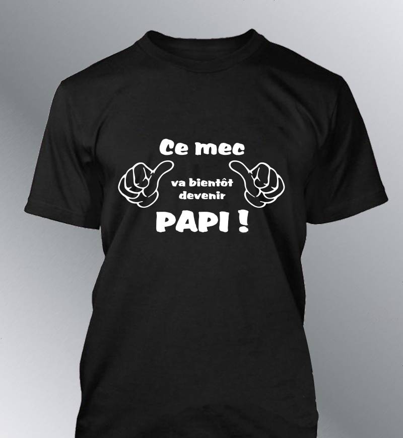 Herren-T-Shirt, Humor, Werdender Opa, Babygeburt von QualityShirtsFrance