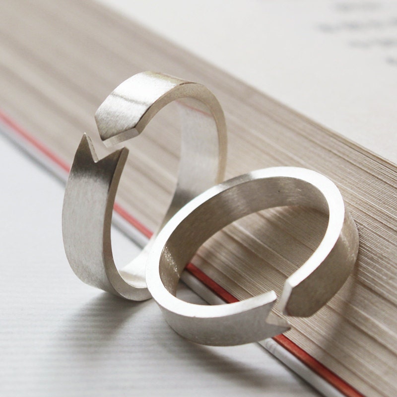 Passende Versprechen Ringe, Personalisierte Paar Partnerringe Für Paare, Sein Und Ihr Ring Set, Ring-Sets, Valentinsgrußgeschenke Passende Versprechen Ringe, Personalisierte Paar Partnerringe Für Paare, Sein Und Ihr Ring Set, Ring-Sets, Valentinsgrußgeschenke von QualitycArt