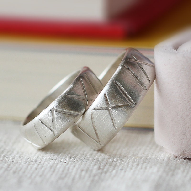 Passende Versprechen Ringe, Personalisierte Paar Partnerringe Für Paare, Set Ring, Seine Und Ihre Ring-Sets Passende Versprechen Ringe, Personalisierte Paar Partnerringe Für Paare, Set Ring, Seine Und Ihre Ring-Sets von QualitycArt