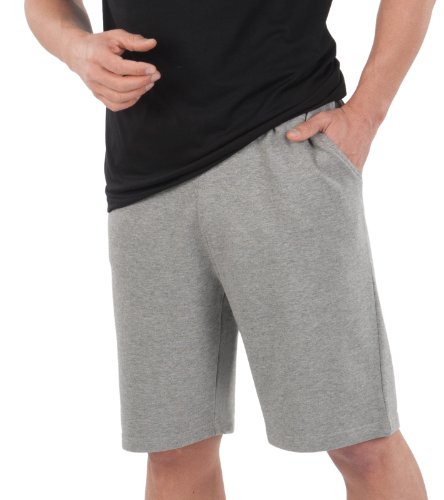 QUALITYSHIRTS Joggingbermuda Short, Gr. 5XL, Silber von QUALITYSHIRTS