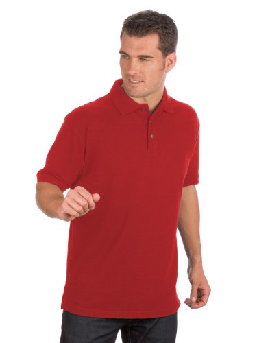 QUALITYSHIRTS Kurzarm Pique Polo Shirt, Gr. 6XL, rot QUALITYSHIRTS Kurzarm Pique Polo Shirt, Gr. 6XL, rot von QUALITYSHIRTS