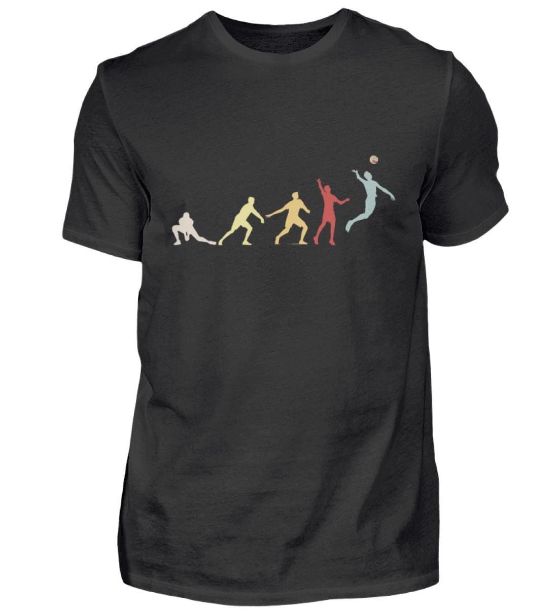 Beach Volleyball Evolution Retro Shirt, Volleyballer Geschenk, Beachvolleyball Geschenkidee, Baumwolle T-Shirt Vintage von Quantux