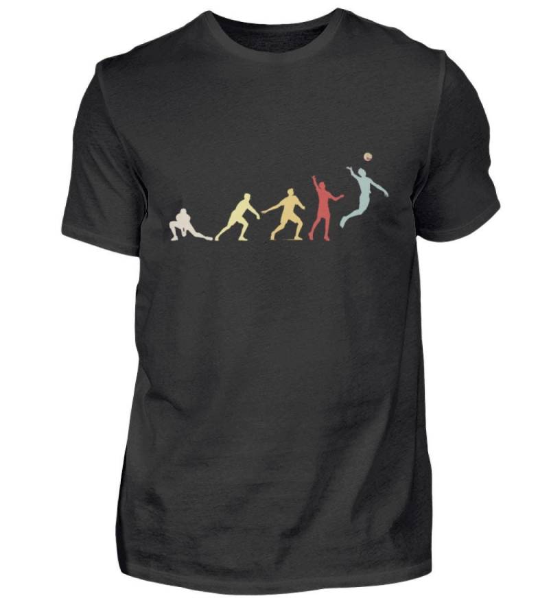 Beach Volleyball Evolution Retro Shirt, Volleyballer Geschenk, Beachvolleyball Geschenkidee, Baumwolle T-Shirt Vintage von Quantux