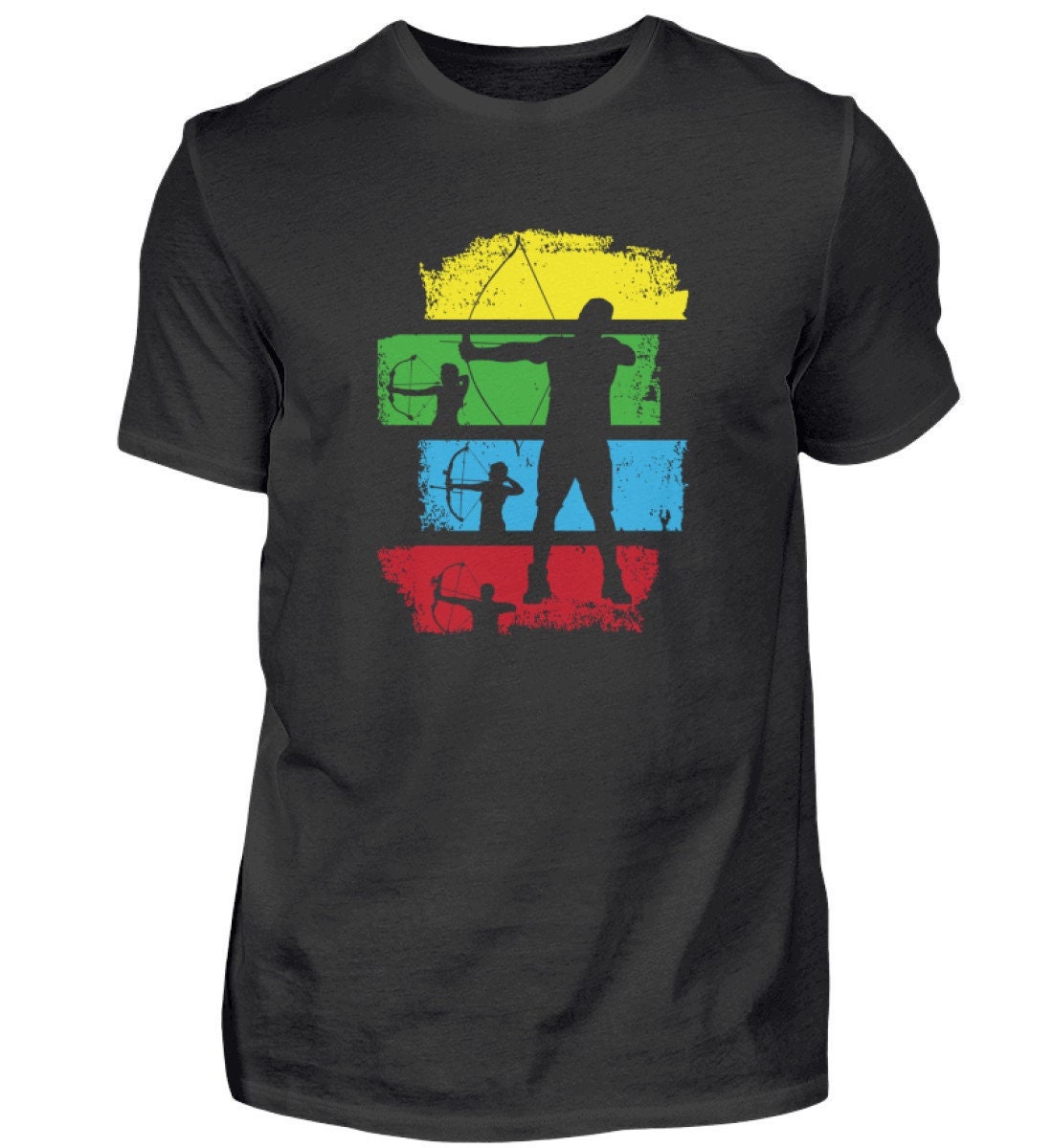 Bogenschießen Vintage Shirt, Pfeil Und Bogen Geschenk, Bogenschütze Geschenkidee, Retro Schützenverein Baumwolle T-Shirt Bogenschießen Vintage Shirt, Pfeil Und Bogen Geschenk, Bogenschütze Geschenkidee, Retro Schützenverein Baumwolle T-Shirt von Quantux