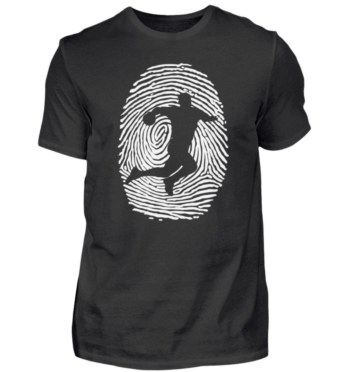 Handball Fingerabdruck Shirt, Handballer Dna Geschenkidee, Handballspieler Baumwolle T-Shirt Weiß Handball Fingerabdruck Shirt, Handballer Dna Geschenkidee, Handballspieler Baumwolle T-Shirt Weiß von Quantux
