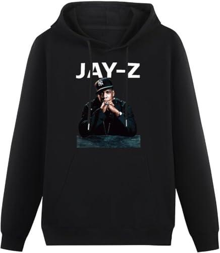 Jay-Z Tour 2009 The Return of The God Hip Hop Rap Mens Funny Unisex Sweatshirts Graphic Print Hooded Black Sweater XL von Quanu