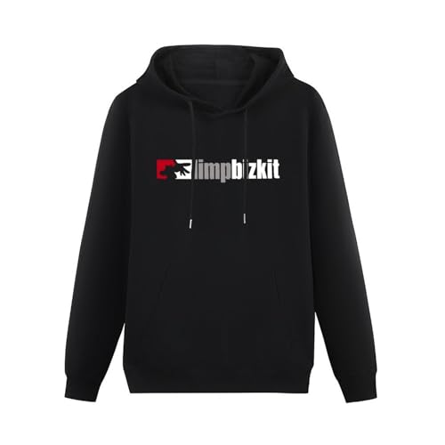 Limp Bizkit Lustiges Mens Funny Unisex Sweatshirts Graphic Print Hooded Black Sweater 3XL von Quanu