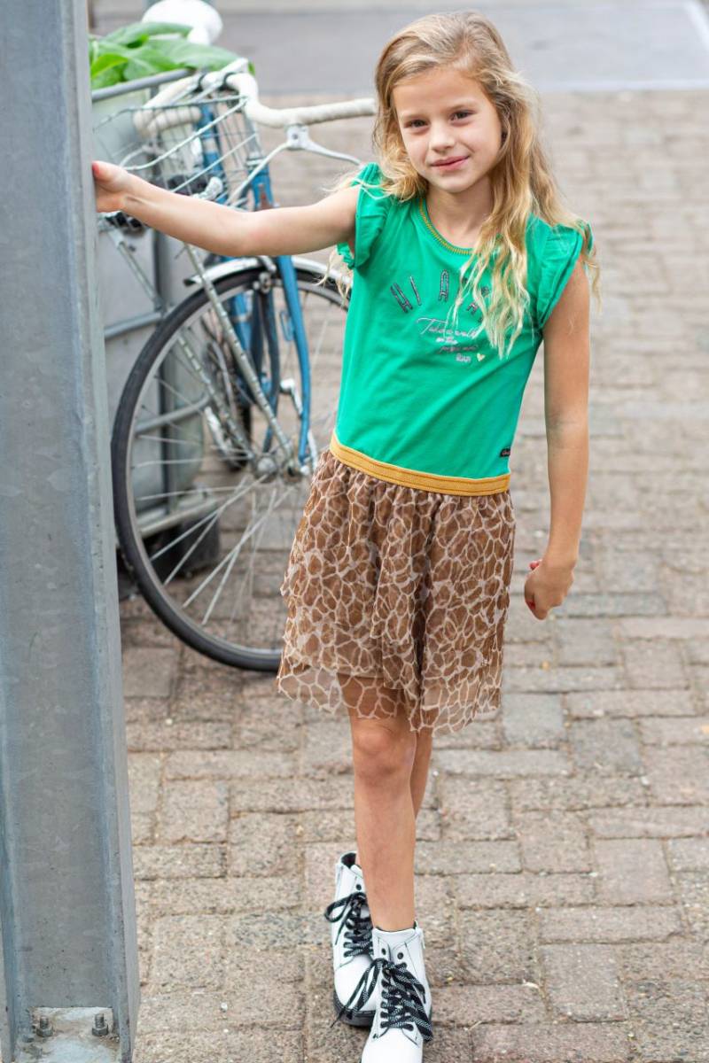 Quapi ABRIANA Kleid S203 Jungle Green von Quapi