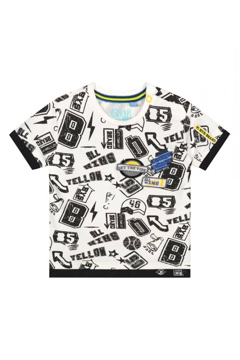 Quapi BILAL Longsleeve Dark Grey Sketch Text Junge von Quapi