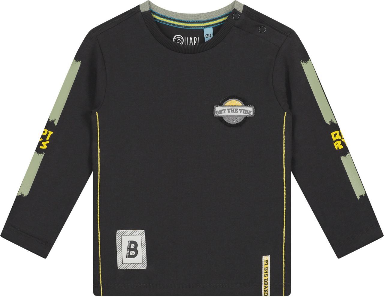 Quapi Baily Longsleeve dark grey Junge von Quapi