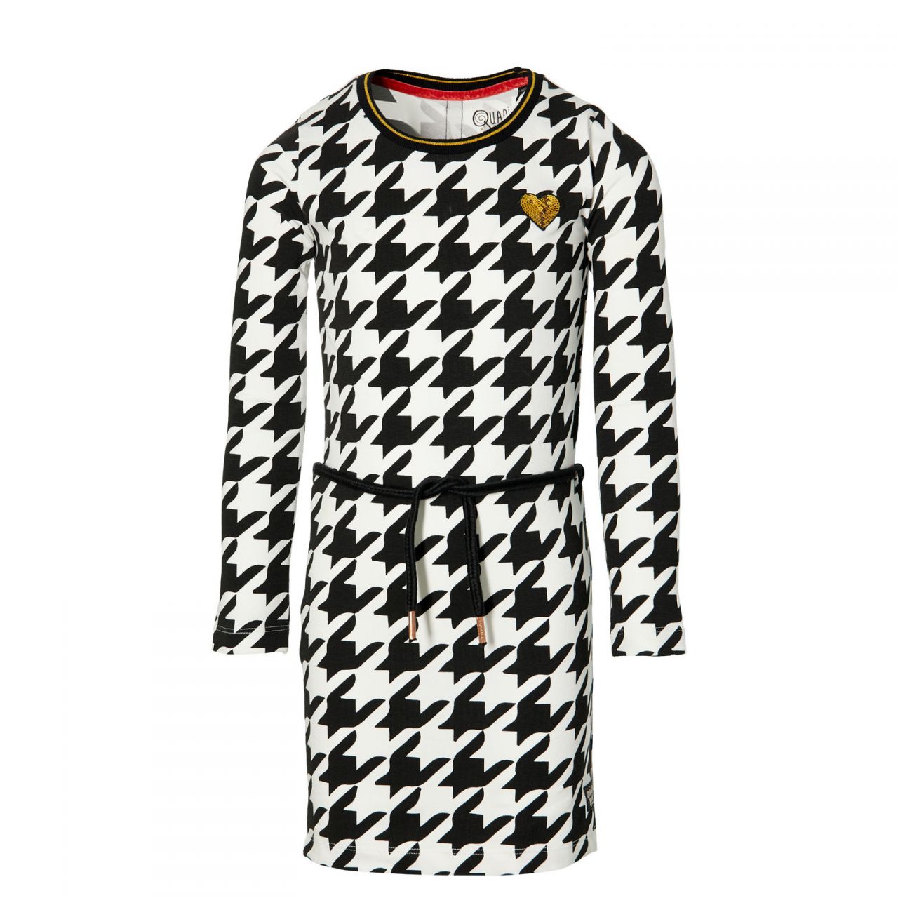 Quapi Daantje Kleid black weiß Mädchen von Quapi