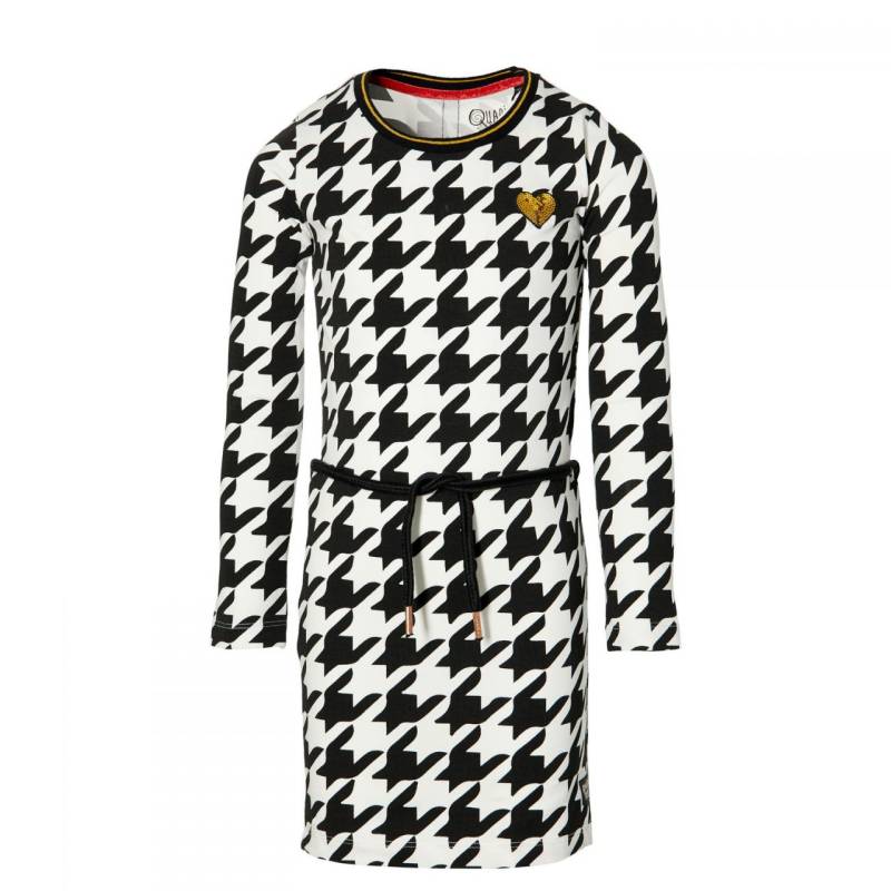 Quapi Daantje Kleid black weiß Mädchen von Quapi