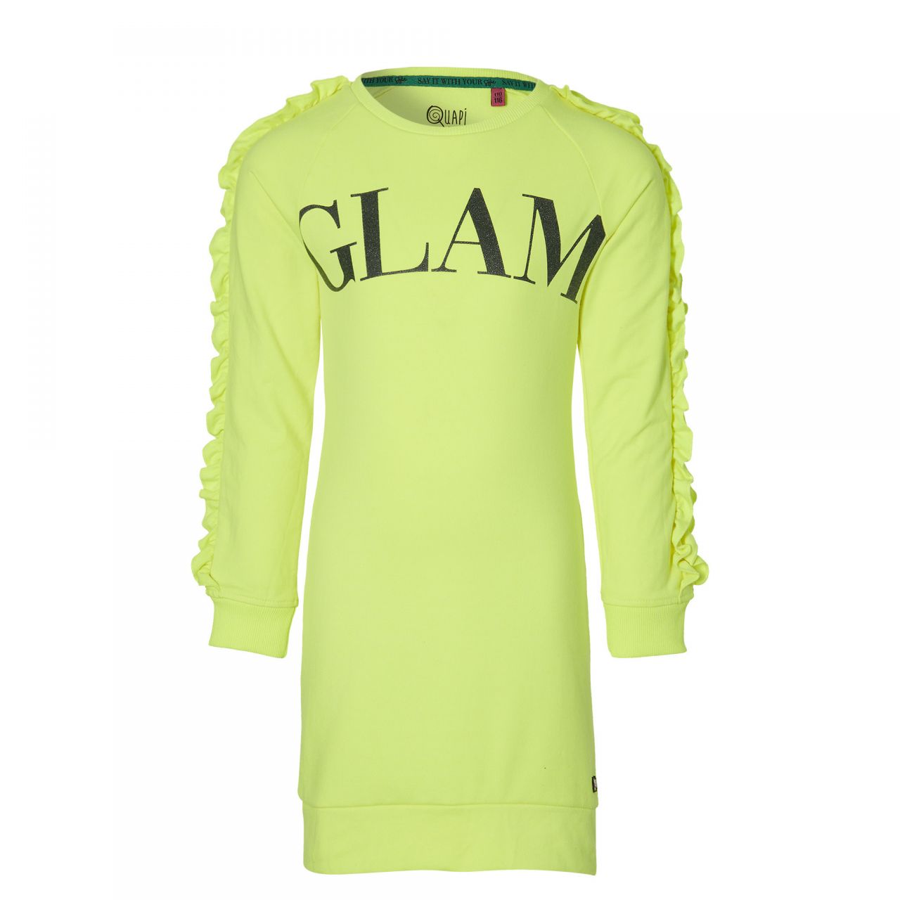 Quapi Dafne Kleid neon gelb von Quapi