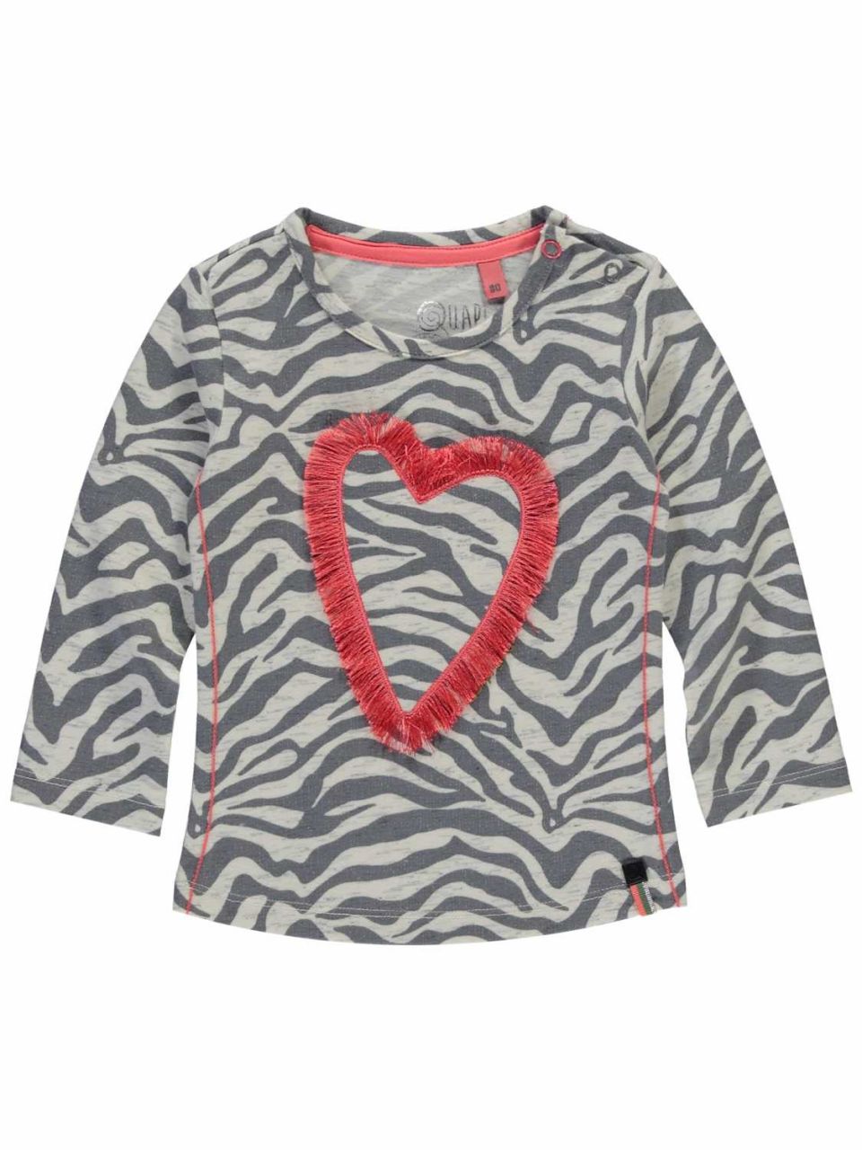 Quapi Raquel Longsleeve grey zebra von Quapi