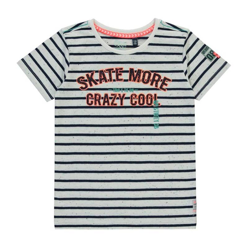 Quapi Serge T-Shirt Junge navy stripe von Quapi