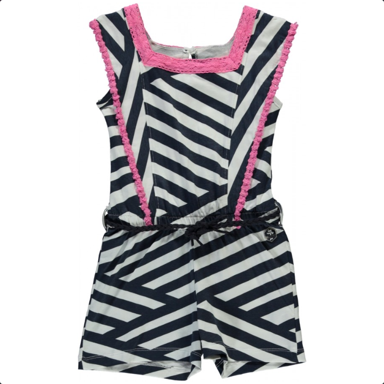 Quapi Shenna Jumpsuit navy/weiß von Quapi