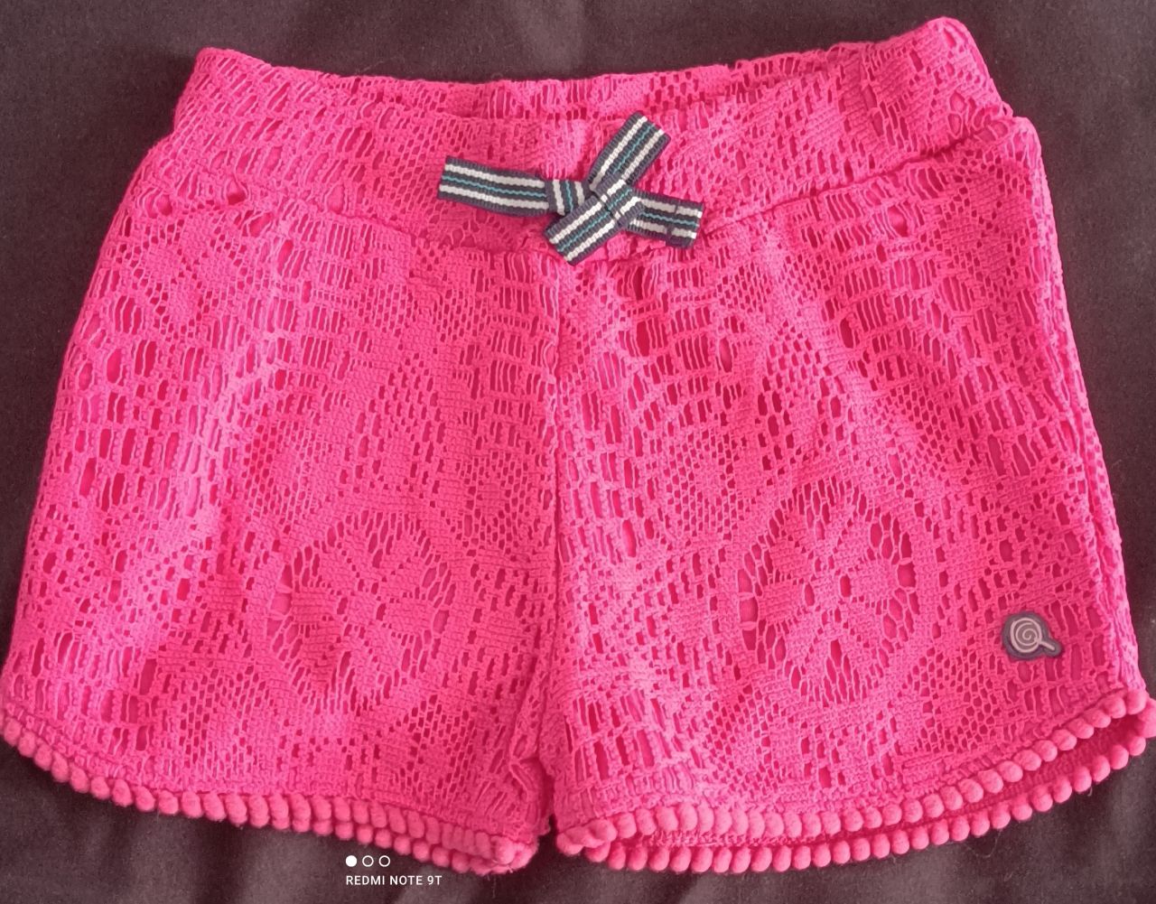 Quapi Shorts gehäkelt hot pink Mädchen von Quapi