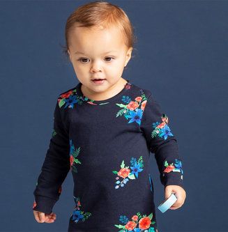 Quapi Ventura Kleid navy flower von Quapi